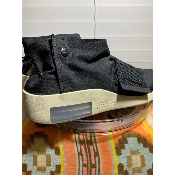 Nike Air 180 Fear of God 8.5 Black Slip-on Adhesive Strap Sneakers Tennis Shoes main image 10
